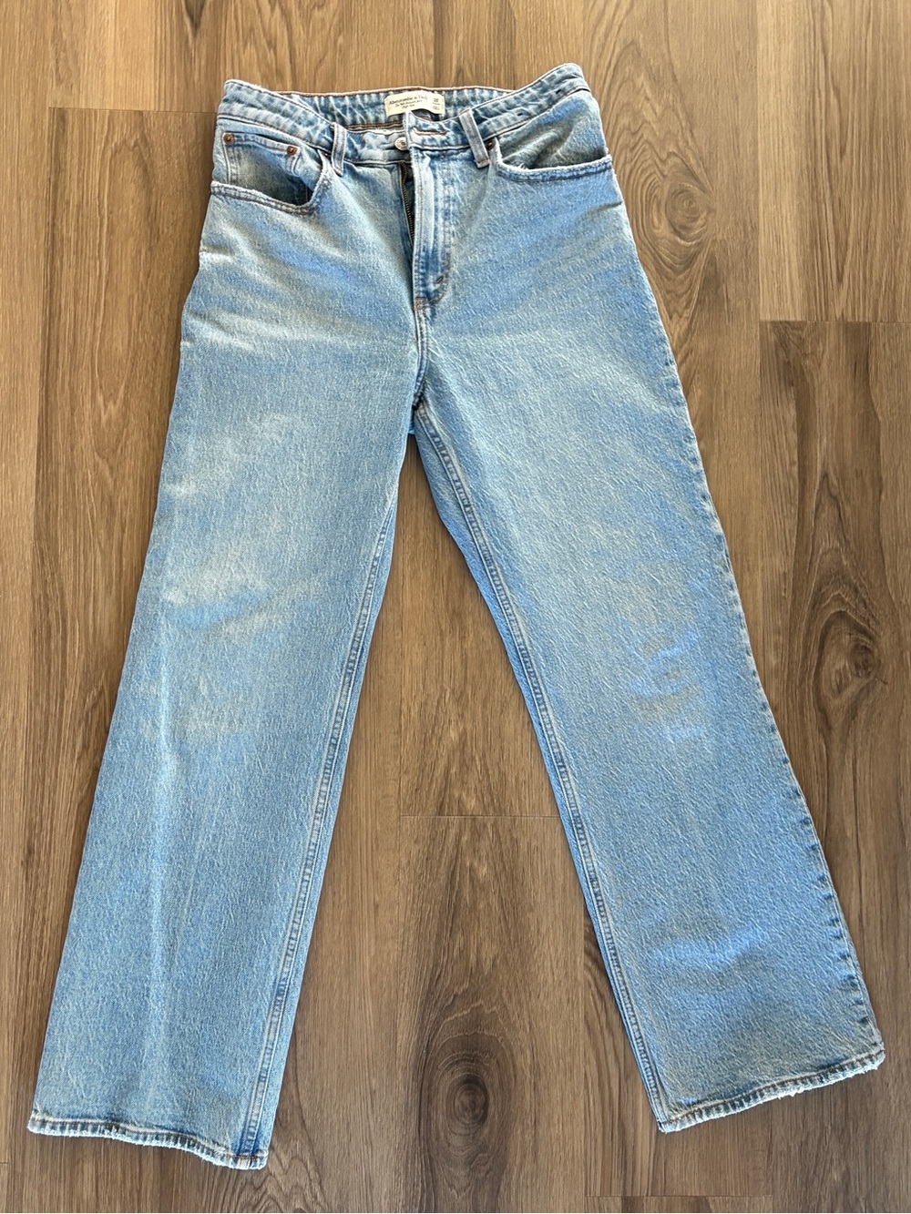 Abercrombie & Fitch Light Blue Relaxed Jeans